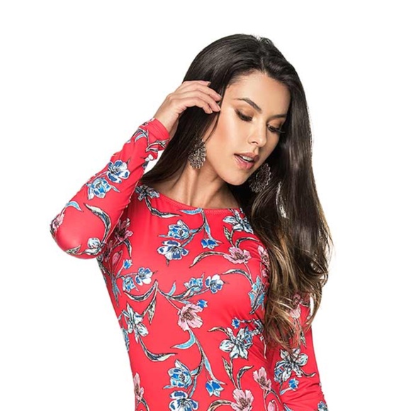 PHAX - SWIMSUIT RASHGUARD - 1 X PIECE swimsuit/ long sleeves. Scoop back. Medium - Picture 4 of 9